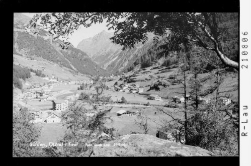 Sölden im Ötztal / Tirol : [Sölden gegen Lochkogel]