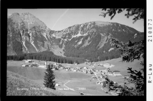 Berwang 1336 m, Tirol : [Berwang gegen Thaneller und Achseljoch]