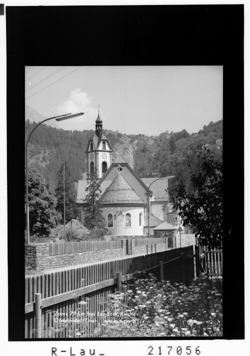Zams 775 m bei Landeck, Kirche Oberinntal / Tirol : [Pfarrkirche in Zams]
