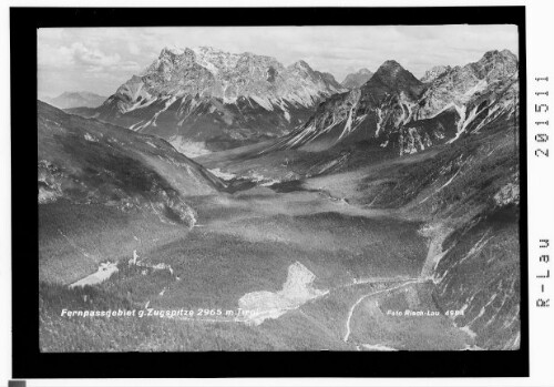 Fernpassgebiet gegen Zugspitze 2965 m, Tirol