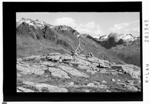 Westlicher Valzifenzgrat 2630 m / Blick auf Rotbühelspitze Silvretta : [Schlappiner Joch gegen Rotbühelspitze und Verstanklahorn]