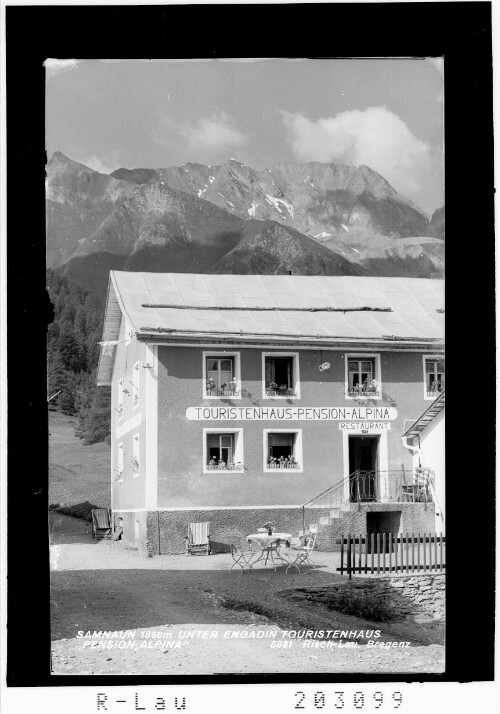 Samnaun 1850 m Unterengadin Touristenhaus - Pension - Alpina