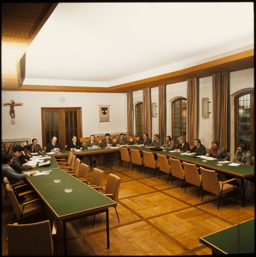 Gemeindeverbandsitzung im Rathaus Dornbirn
