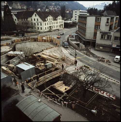 Bärenkreuzung Feldkirch - Baustelle