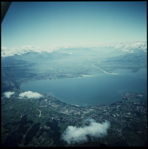 Bodensee - Blick über Lindau - Flug