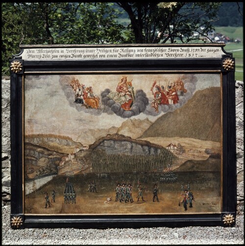 Schlacht am Kapf in Feldkirch - Gemälde