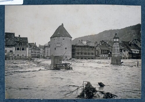 Überschwemmung Feldkirch - alte Fotos