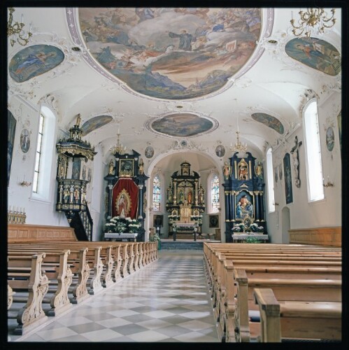 Pfarrkirche Au - Bregenzerwald - innen