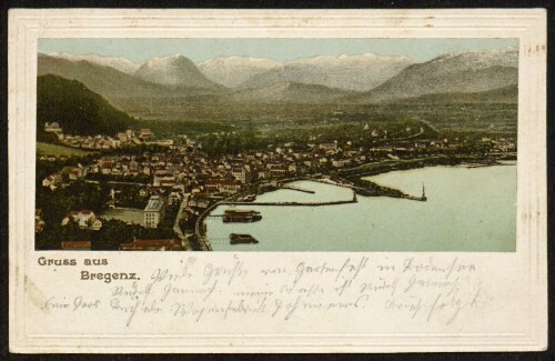 Gruss aus Bregenz : [Postkarte - Carte postale ...]