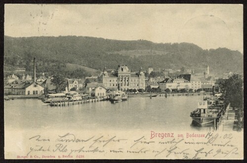 Bregenz am Bodensee : [Postkarte ...]