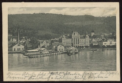 Bregenz vom See : [Postkarte ...]