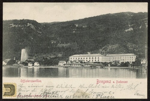 Bregenz a. Bodensee : Offizierspavillon : [Postkarte ...]