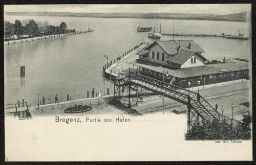 Bregenz, Partie am Hafen : [Correspondenz-Karte An ... in ...]