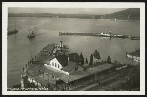 Bregenz Vorarlberg. Hafen