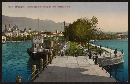 Bregenz - Drathschmidtanlagen am Hafen-Molo