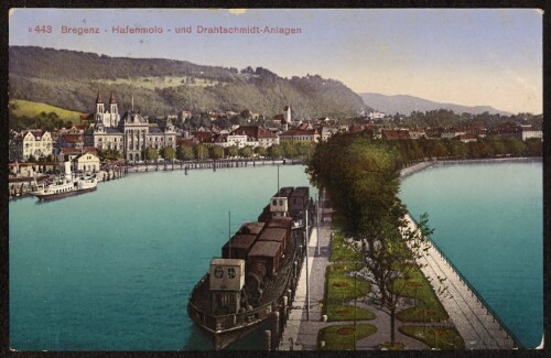 Bregenz - Hafenmolo - und Drathschmidt-Anlagen