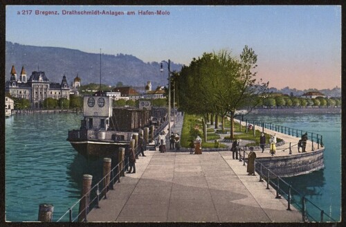 Bregenz, Drathschmidt-Anlagen am Hafen-Molo