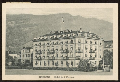 Bregenz - Hotel de l'Europe