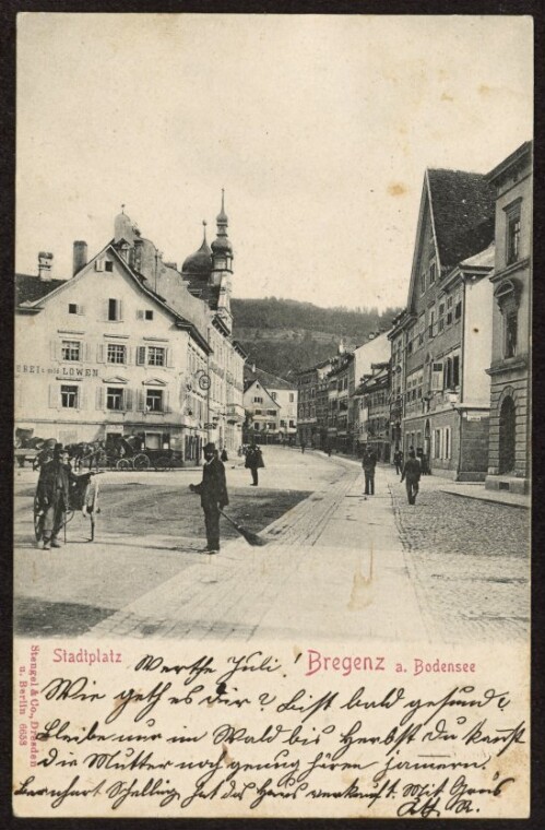 Bregenz a. Bodensee : Stadtplatz : [Postkarte ...]