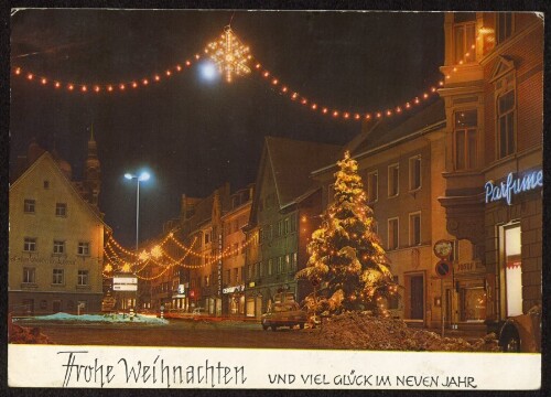 [Bregenz] Frohe Weihnachten und viel Glück im neuen Jahr : [Bregenz am Bodensee ...]
