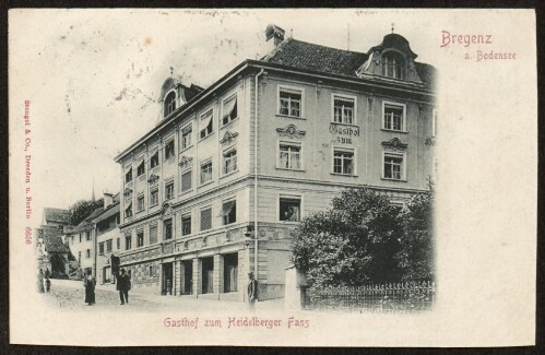 Bregenz a. Bodensee : Gasthof zum Heidelberger Fass : [Postkarte ...]
