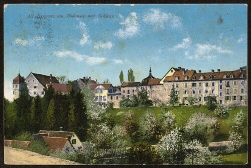 Alt Bregenz am Bodensee mit Schloss