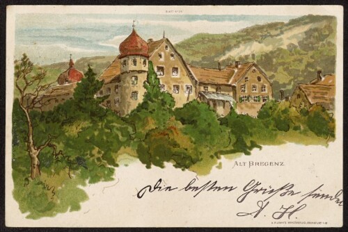 Alt Bregenz : [Postkarte An ... in ...]