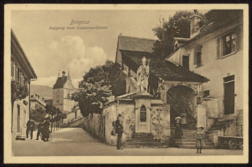 Bregenz : Aufgang zum Kapuzinerkloster