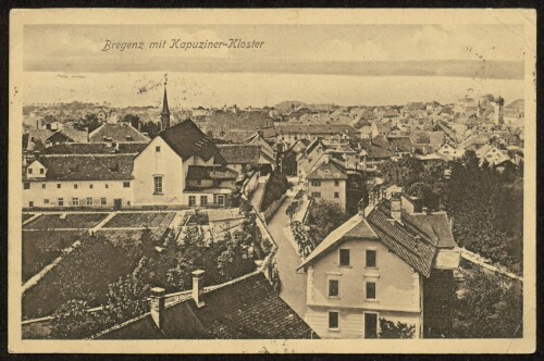 Bregenz mit Kapuziner-Kloster