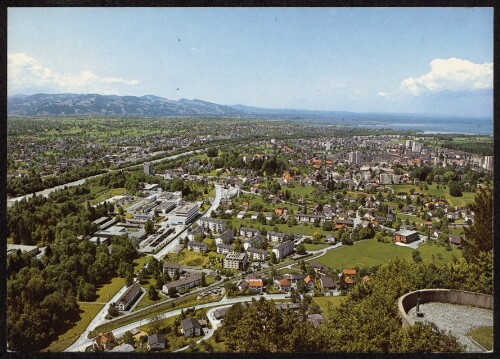 [Bregenz am Bodensee] : [Blick vom Gebhardsberg gegen Schweizer Berge ...]