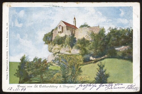 Gruss vom St. Gebhardsberg b. Bregenz : [Correspondenz-Karte ...]