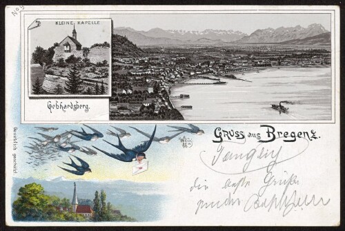 Gruss aus Bregenz : Kleine Kapelle Gebhardsberg : [Correspondenz-Karte ...]