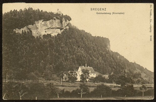 Bregenz : Gebhardsberg (Kronhalde) : [Correspondenz-Karte ...]