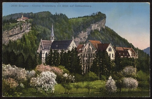 Bregenz - Kloster Riedenburg mit Blick auf Gebhardsberg