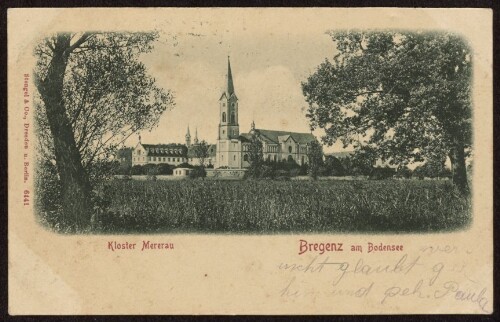Bregenz am Bodensee : Kloster Mererau : [Postkarte ...]
