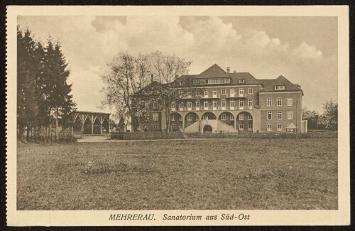 [Bregenz] Mehrerau : Sanatorium aus Süd-Ost
