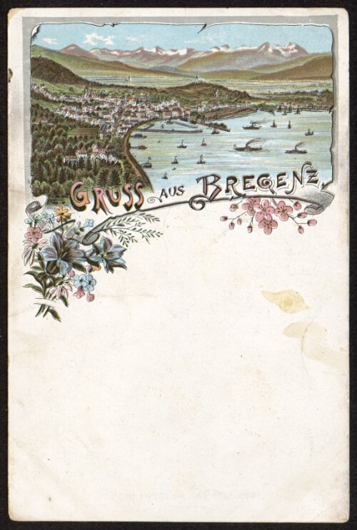 Gruss aus Bregenz : [Carte postale ...]