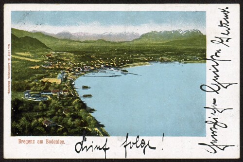 Bregenz am Bodensee : [Correspondenz-Karte ...]