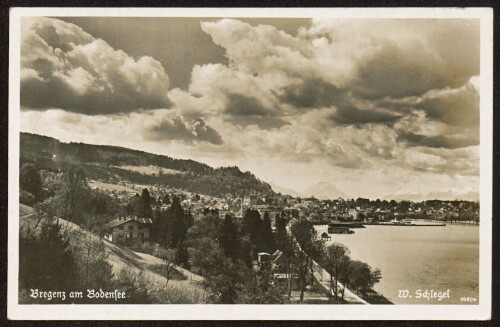 Bregenz am Bodensee : [Blick von Gravenreuth auf die Bucht von Bregenz ...]