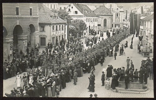 [Erinnerung an den Besuch Deutscher Verwundeten am 11. Mai 1915 in Bregenz]