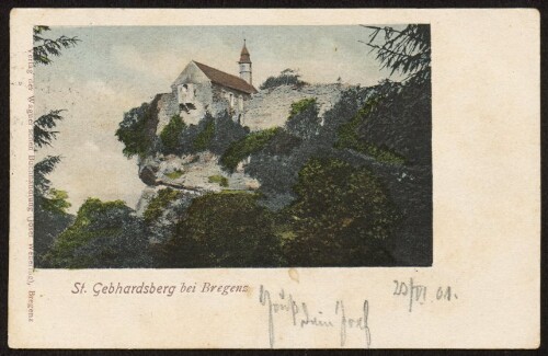 St. Gebhardsberg bei Bregenz : [Correspondenzkarte ...]