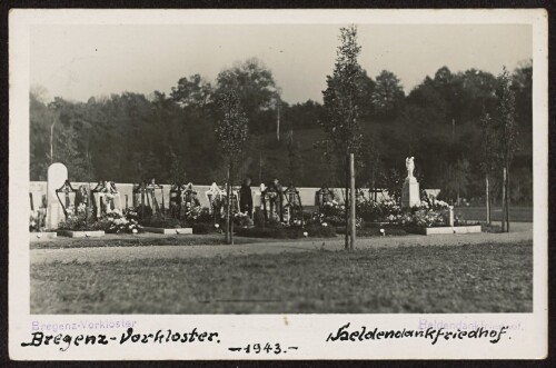 Bregenz-Vorkloster : Heldendankfriedhof
