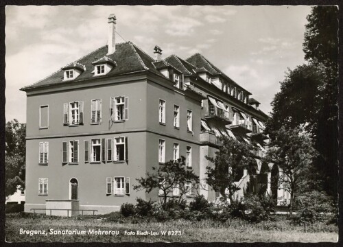 Bregenz, Sanatorium Mehrerau