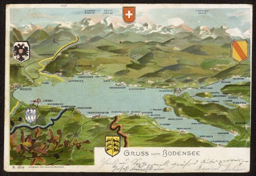 Gruss vom Bodensee : [Postkarte An ... in ...]