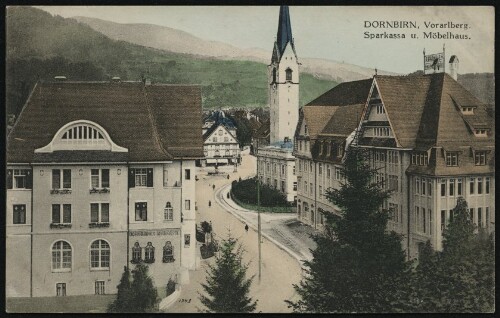 Dornbirn, Vorarlberg : Sparkassa u. Möbelhaus