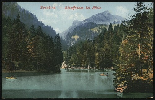 Dornbirn - Stauffensee bei Gütle : [Postkarte ...]