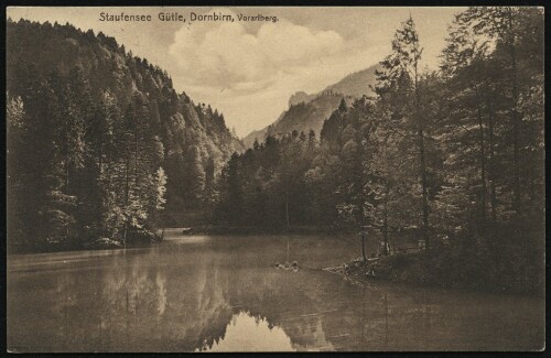 Staufensee Gütle, Dornbirn, Vorarlberg : [Postkarte ...]