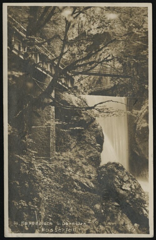 Rappenloch b. Dornbirn : Wasserfall