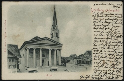Dornbirn (Arlbergbahn) : Kirche : [Postkarte ...]