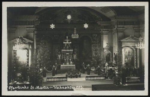 [Dornbirn] Pfarrkirche St. Martin - Weihnachten 1929